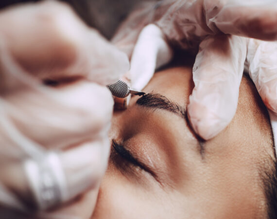 Professional eyebrow transformation featuring high-definition results from our Back2Skool Microblading Liverpool service at Beauty by Ruth.